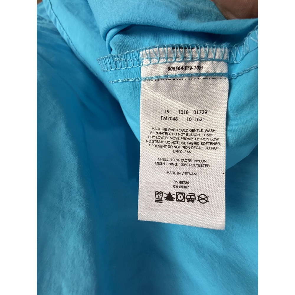 Columbia PFG Shirt Mens Medium Blue Omni-Shade Fishing Button Up Long Sleeve - Picture 9 of 9